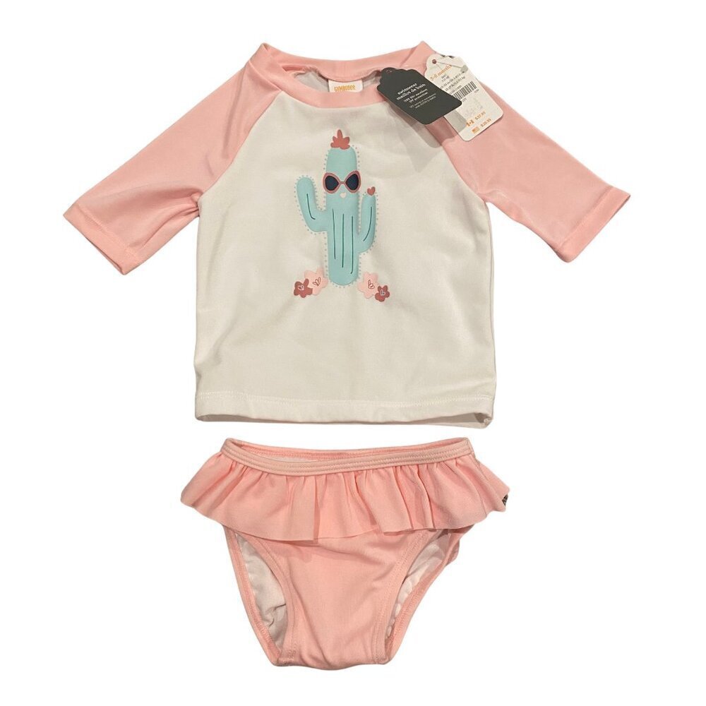 Gymboree 2 piece Swimsuit/Rash Guard- New! Size 3-6 months